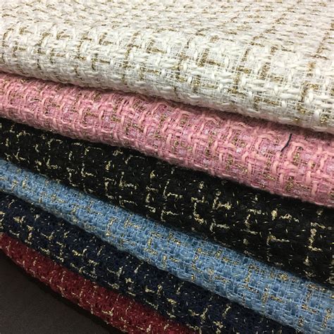 chanel tweed fabric by the yard|types of Chanel tweed.